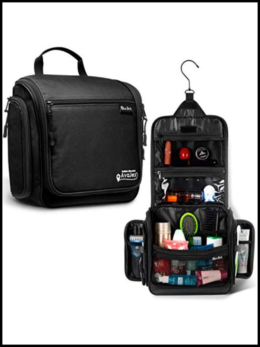 Large Travel Toiletry Bag Dopp Kit Hanging Waterproof Organizer